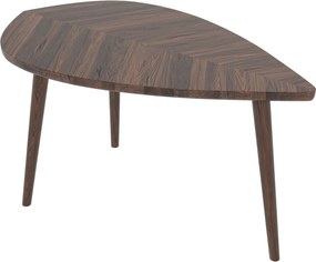 Dębowy stolik kawowy P2 liść średni 93 cm