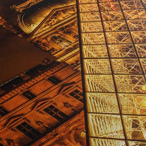 Obraz Luwru w Paryżu (125x70 cm)