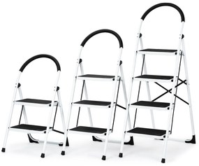 4Home Składane schodki stalowe Steps, 3 stopnie, 3 stopnie