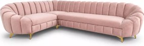 Narożnik Verno 310 × 210 cm, nowoczesny duży narożnik do salonu z przeszyciami