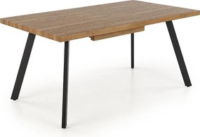 Stół BERLIN 140(180)x85 orzech miodowy/czarny rozkładany