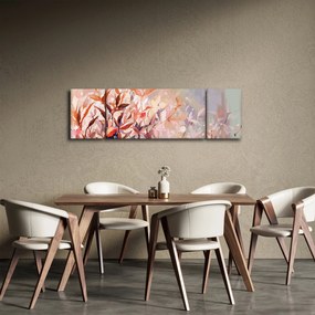 Obraz - Malowanie pastelami jesieni (170x50 cm)
