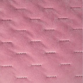 Aksamitna narzuta na łóżko ASTRALIA, różowa Rozmiar: 170 x 210 cm