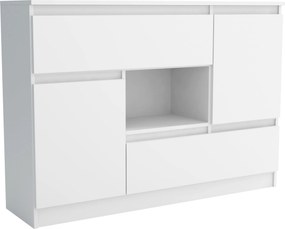 Komoda FIORENZA 120 cm do Salonu Sypialni Biały