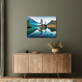Obraz - Jezioro Hintersee, Alpy Bawarskie, Austria (70x50 cm)