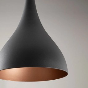 Lampa wisząca Berceste - N-1395, czarna