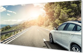 Panel szklany do Kuchni Samochód na Górskiej Drodze