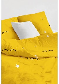 Żółta pościel dziecięca jednoosobowa 140x200 cm Dide – Mijolnir