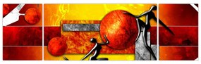 Obraz - Malarstwo ludzkości (170x50 cm)