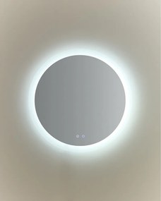 Lustro ścienne z oświetleniem ø 60 cm Mervi – Kave Home