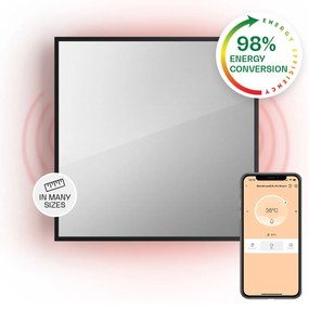 Klarstein La Palma Smart 500W 60x60cm Panel na podczerwień lustro