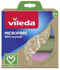 Vileda Ściereczka mikro  z włókna z recyklingu, 3 szt.