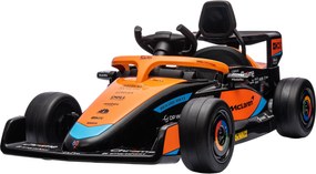 AIYAPLAY Elektryczne Auto Dziecięce, Formula 1 McLaren z Pilotem, Muzyką, dla Dzieci 3-5 Lat, Pomarańczowy