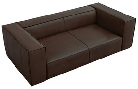 Ciemnobrązowa skórzana sofa 212 cm Madame – Windsor &amp; Co Sofas