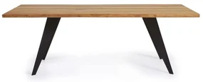 Stół z blatem w dekorze dębu 90x160 cm Koda – Kave Home