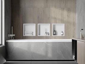 Mexen X-Wall-R półka wnękowa z kołnierzem 30 x 30 cm, biała - 1920303010