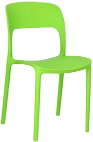 Limonkowe minimalistyczne krzesło B3-Z15