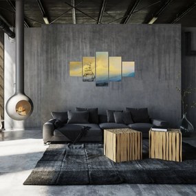 Obraz - Obraz statku ma morzu (125x70 cm)