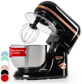 Klarstein Bella 1800W 5L Robot Kuchenny Czarny/Różowe Złoto