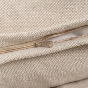 Kremowa lniana sofa 180 cm – Ixia