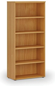 Regał biurowy PRIMO WOOD, 800 x 420 x 1781 mm, buk