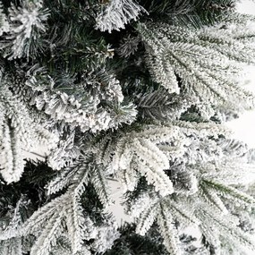 Choinka bożonarodzeniowa zaśnieżona ze stojakiem Cardiff, 120 cm, 120 cm