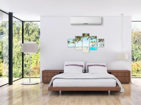 Obraz - Vintage van na plaży (125x70 cm)