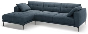 Ciemnoniebieski narożnik (lewostronny/z szezlongiem) Bemy – Micadoni