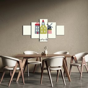 Obraz - Miasta Europy N⁰4 (125x70 cm)