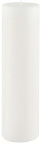 Biała świeczka Ego Dekor Cylinder Pure, 75 h