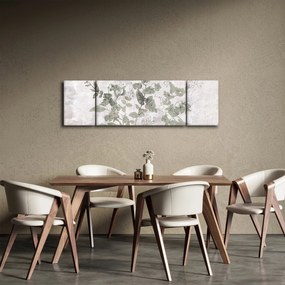 Obraz - Rośliny w gipsie (170x50 cm)