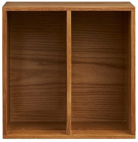 Wielopoziomowa półka z litego drewna dębowego w naturalnym kolorze 18 cm Townsville – House Nordic