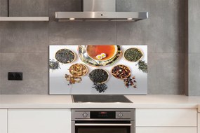 Szklany Panel Herbata Ziołowa w Kubku