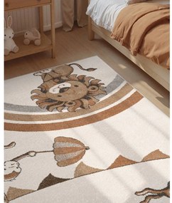 Kremowy dywan dziecięcy 160x230 cm Roar like a Lion Rainbow Party – Villeroy&amp;Boch