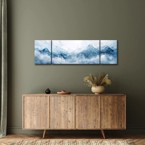 Obraz - Chmury i fale, akwarela (170x50 cm)