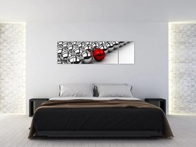 Obraz błyszczących kulek (170x50 cm)