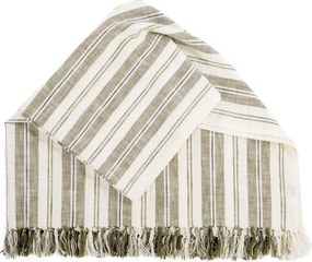 Zielony bawełniany koc 150x200 cm Indira – Tiseco Home Studio