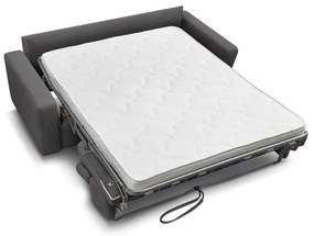 Ciemnoszara rozkładana sofa 215 cm Monaco – Bobochic Paris