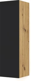 Modułowy regał podwieszany dąb artisan + czarny K9-B15