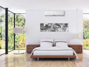 Obraz - Lipnice, czarno - biały (170x50 cm)