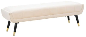 Ławka do przedpokoju, pikowana, 141 x 41 cm