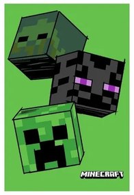 Jerry Fabrics Dziecięcy koc polarowy Minecraft The Mobs, 100 x 150 cm