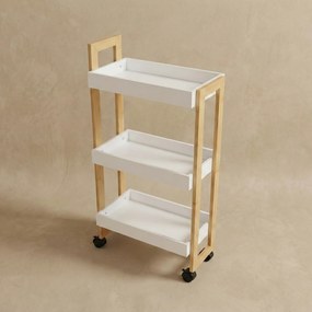 Wąski regał na kółkach ASEM, 80 cm