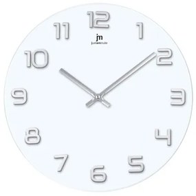 Lowell 14897BS Designerski zegar ścienny śr. 38 cm