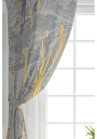 Szaro-złote zasłony zestaw 2 szt. 140x260 cm – Mila Home
