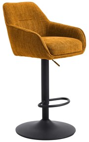 Pomarańczowe hokery zestaw 2 szt. (wysokość siedziska 69 cm) Avola – Unique Furniture