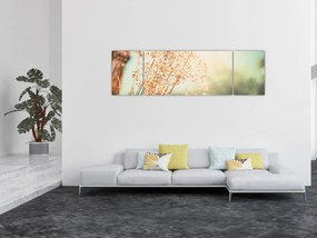 Obraz - Rośliny po deszczu (170x50 cm)