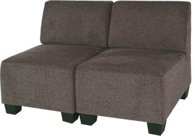 Modułowa sofa 2-osobowa Moncalieri,  brązowy, bez podłokietników