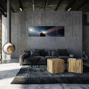 Obraz planety (170x50 cm)
