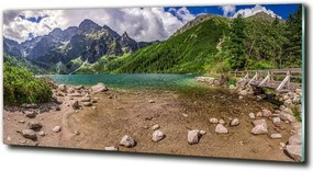 Foto obraz szklany Jezioro w górach